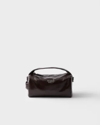 Bolso de hombro de piel