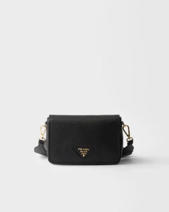 Bolso de hombro de piel