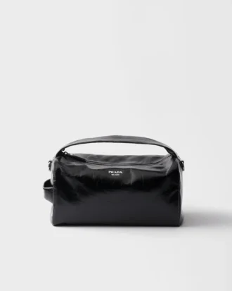 Bolso de hombro de piel
