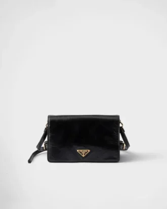 Bolso de hombro de piel