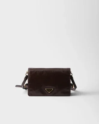 Bolso de hombro de piel