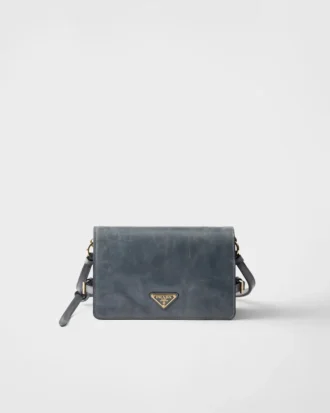 Bolso de hombro de piel