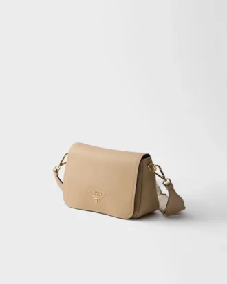 Bolso de hombro de piel
