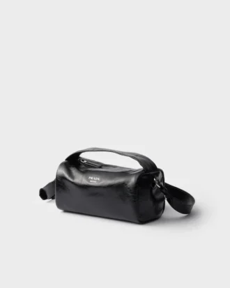Bolso de hombro de piel
