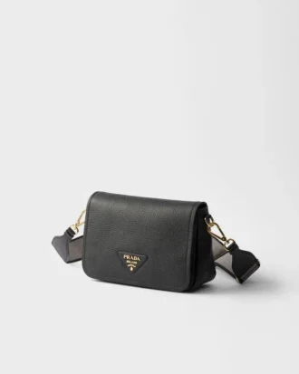 Bolso de hombro de piel