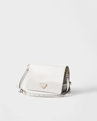 Bolso de hombro de piel