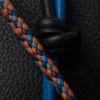 Bolso de hombro de piel con charm