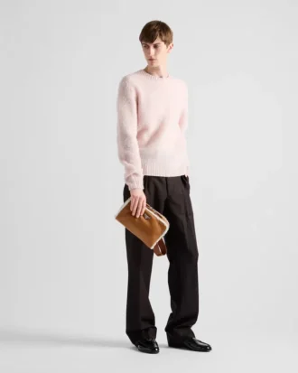 Bolso de hombro de piel de oveja