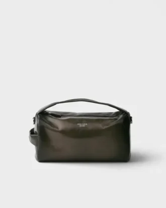 Bolso de hombro de piel envejecida