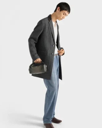 Bolso de hombro de piel envejecida