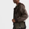 Bolso de hombro de piel envejecida Bolso de hombro de piel envejecida