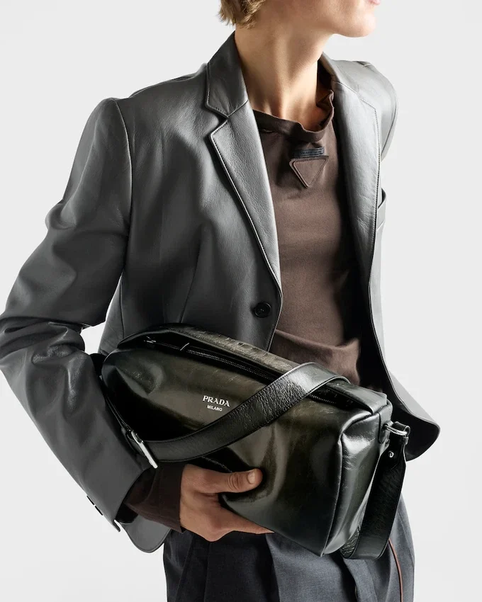 Bolso de hombro de piel envejecida Bolso de hombro de piel envejecida