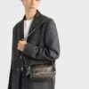 Bolso de hombro de piel envejecida Bolso de hombro de piel envejecida