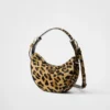 Bolso de hombro de piel estampada Prada Arqua Bolso de hombro de piel estampada Prada Arqua