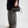 Bolso de hombro de piel napa Bolso de hombro de piel napa