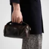 Bolso de hombro de piel napa Bolso de hombro de piel napa
