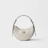 Bolso de hombro de piel Prada Arqua Mini Bolso de hombro de piel Prada Arqua Mini