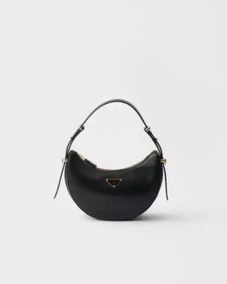 Bolso de hombro de piel Prada Arqua Mini