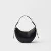 Bolso de hombro de piel Prada Arqua Mini Bolso de hombro de piel Prada Arqua Mini