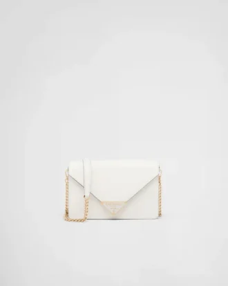 Bolso de hombro de piel Saffiano