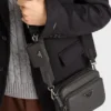 Bolso de hombro de piel Saffiano Bolso de hombro de piel Saffiano