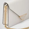 Bolso de hombro de piel Saffiano