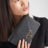 Bolso de hombro de piel Saffiano Bolso de hombro de piel Saffiano