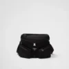 Bolso de hombro de Re-Nylon y piel Bolso de hombro de Re-Nylon y piel