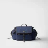 Bolso de hombro de Re-Nylon y piel Bolso de hombro de Re-Nylon y piel