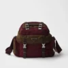 Bolso de hombro de Re-Nylon y piel Bolso de hombro de Re-Nylon y piel