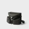 Bolso de hombro de Re-Nylon y piel Bolso de hombro de Re-Nylon y piel