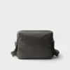 Bolso de hombro de Re-Nylon y piel Bolso de hombro de Re-Nylon y piel