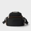 Bolso de hombro de Re-Nylon y piel Bolso de hombro de Re-Nylon y piel