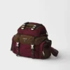 Bolso de hombro de Re-Nylon y piel Bolso de hombro de Re-Nylon y piel