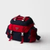 Bolso de hombro de Re-Nylon y piel Bolso de hombro de Re-Nylon y piel