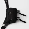Bolso de hombro de Re-Nylon y piel Bolso de hombro de Re-Nylon y piel