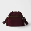 Bolso de hombro de Re-Nylon y piel Bolso de hombro de Re-Nylon y piel