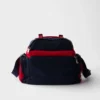 Bolso de hombro de Re-Nylon y piel Bolso de hombro de Re-Nylon y piel