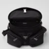 Bolso de hombro de Re-Nylon y piel Bolso de hombro de Re-Nylon y piel