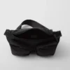 Bolso de hombro de Re-Nylon y piel Bolso de hombro de Re-Nylon y piel