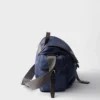 Bolso de hombro de Re-Nylon y piel Bolso de hombro de Re-Nylon y piel