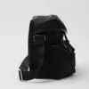 Bolso de hombro de Re-Nylon y piel Bolso de hombro de Re-Nylon y piel