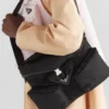 Bolso de hombro de Re-Nylon y piel Bolso de hombro de Re-Nylon y piel