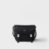 Bolso de hombro de Re-Nylon y piel Saffiano Bolso de hombro de Re-Nylon y piel Saffiano
