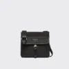 Bolso de hombro de Re-Nylon y piel Saffiano Bolso de hombro de Re-Nylon y piel Saffiano