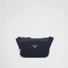 Bolso de hombro de Re-Nylon y piel Saffiano Bolso de hombro de Re-Nylon y piel Saffiano