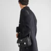 Bolso de hombro de Re-Nylon y piel Saffiano Bolso de hombro de Re-Nylon y piel Saffiano