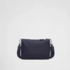 Bolso de hombro de Re-Nylon y piel Saffiano Bolso de hombro de Re-Nylon y piel Saffiano
