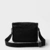 Bolso de hombro de Re-Nylon y piel Saffiano Bolso de hombro de Re-Nylon y piel Saffiano