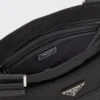 Bolso de hombro de Re-Nylon y piel Saffiano Bolso de hombro de Re-Nylon y piel Saffiano